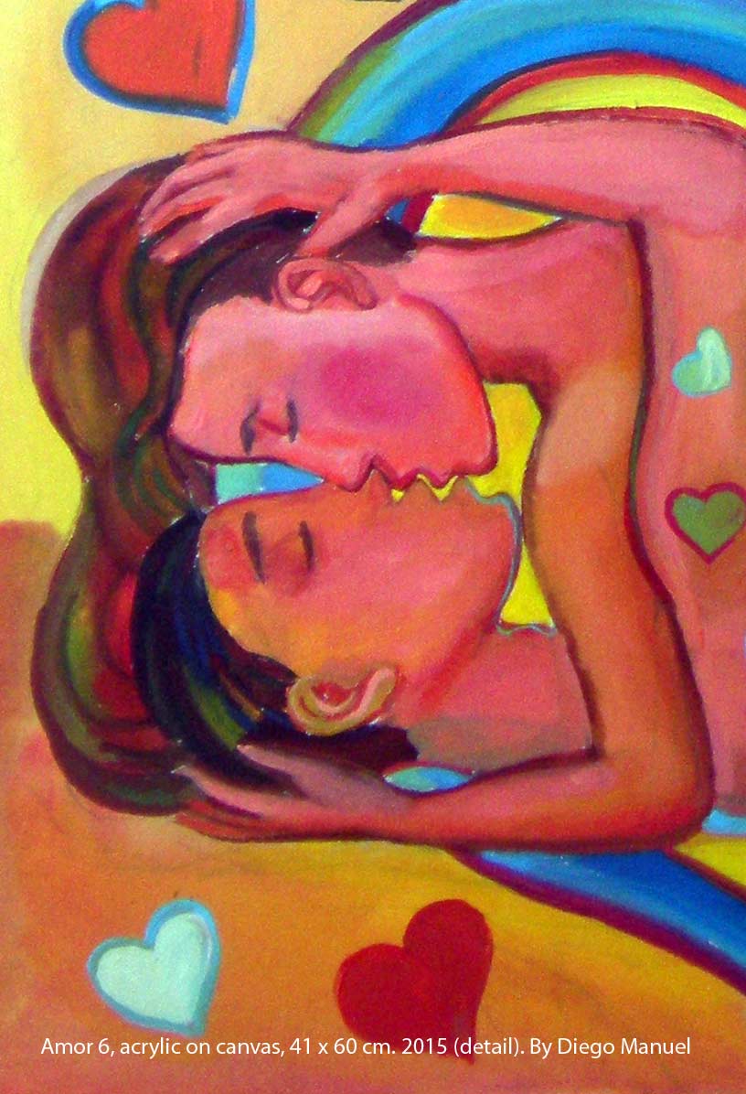 Amor 6, pintura del artista Diego Manuel