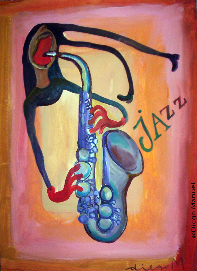 Jazz 3. Pintura de la Serie Jazz.