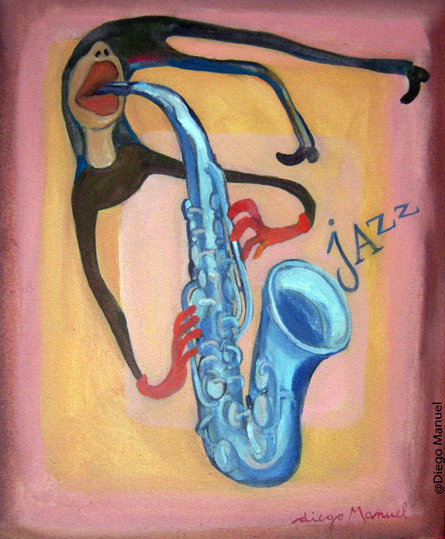 Jazz 3 b. Pintura de la Serie Jazz.