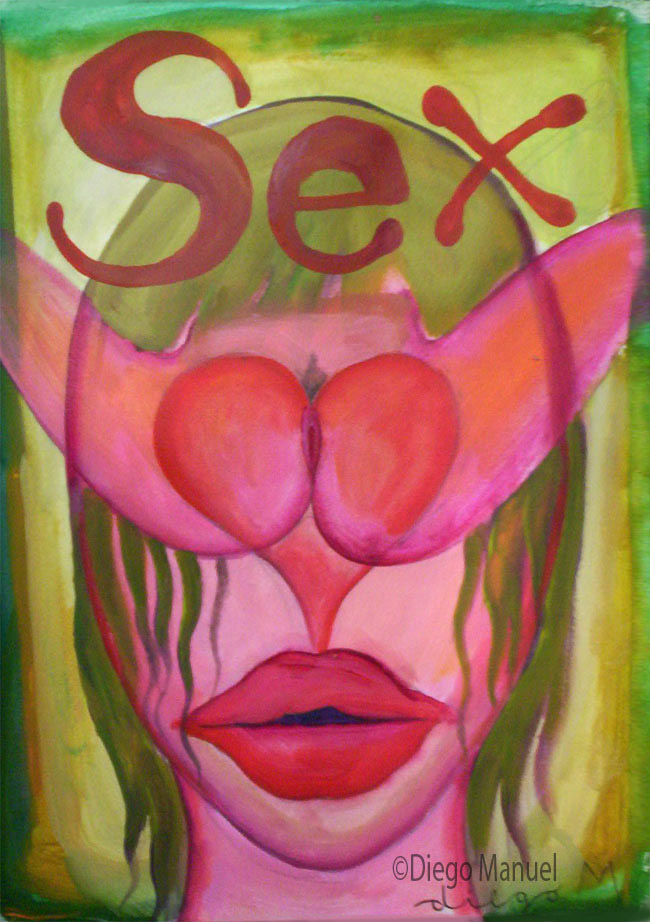 Sensual 3, cuadro del artista Diego Manuel
